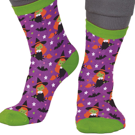 Chaussettes d'Halloween Sorcières