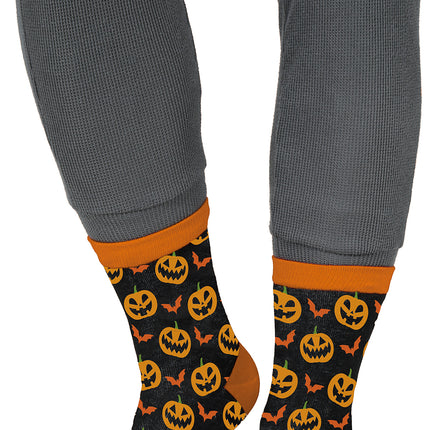 Chaussettes d'Halloween Citrouille