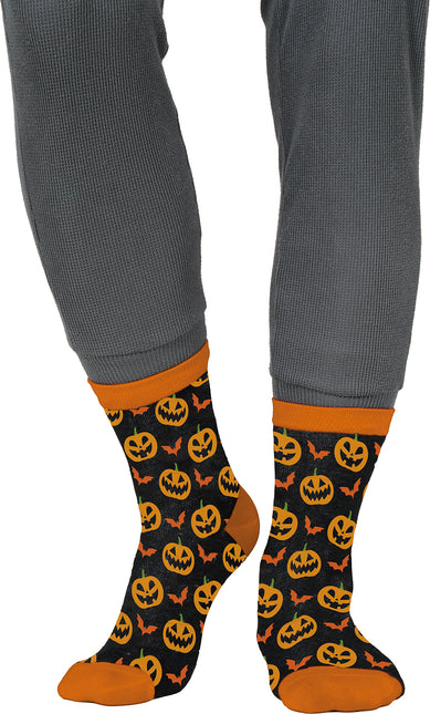 Chaussettes d'Halloween Citrouille