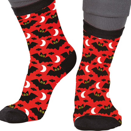 Chaussettes d'Halloween Chauve-souris