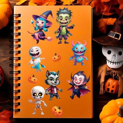 Autocollants Halloween Monster