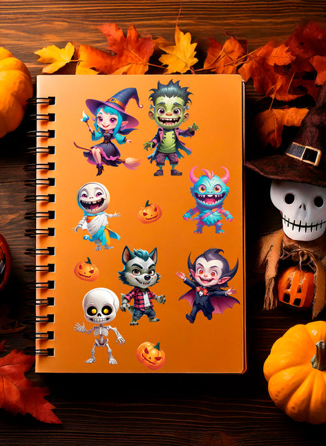 Autocollants Halloween Monster