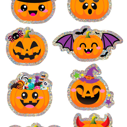Autocollants d'Halloween Citrouille