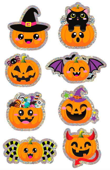 Autocollants d'Halloween Citrouille