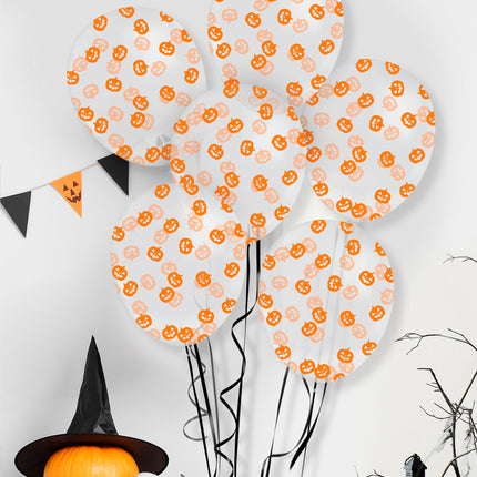 Ballon confetti citrouille 10pcs