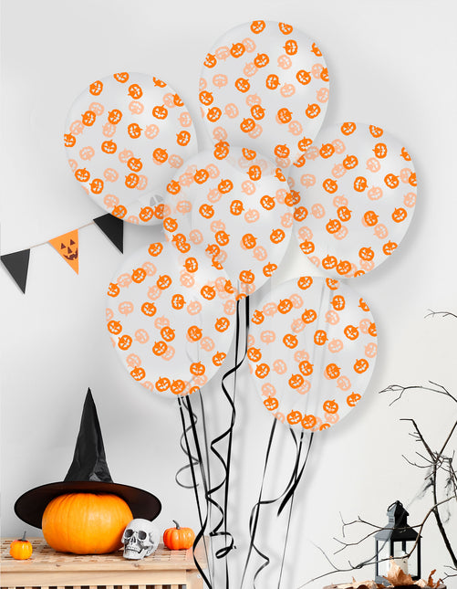Ballon confetti citrouille 10pcs