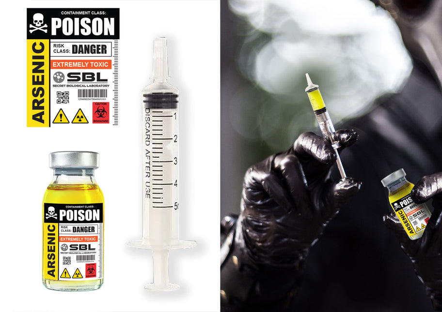 Halloween Faux flacon pulvérisateur Poison