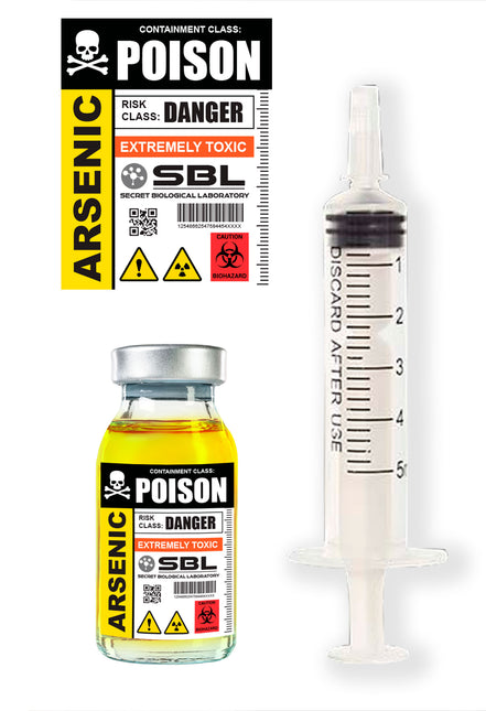 Halloween Faux flacon pulvérisateur Poison