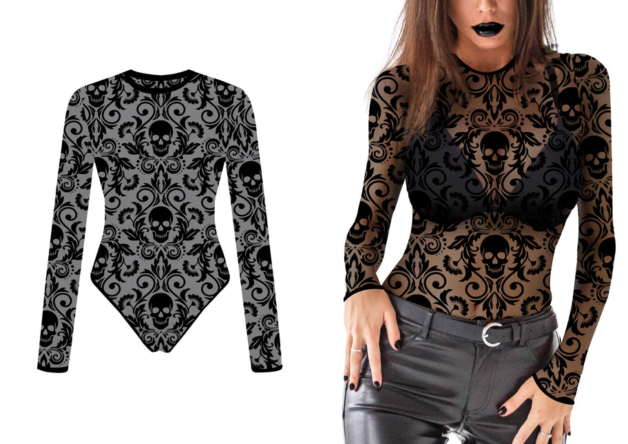Chemise en dentelle noire