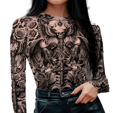 Effet de tatouage de chemise nue