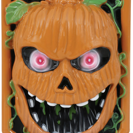 Sonnette d'Halloween citrouille avec lumière, son et mouvement