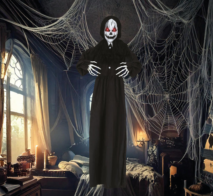 Poupée d'Halloween avec son et lumière 1.5m