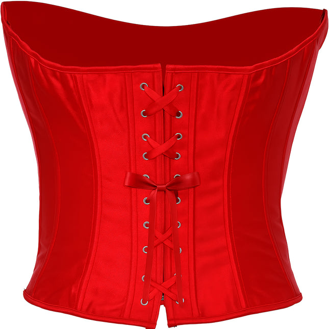Dames à corset rouge