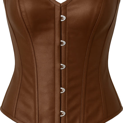 Corset marron pour dames
