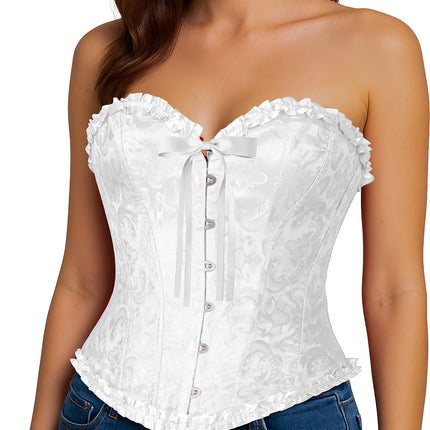Corset blanc pour dames