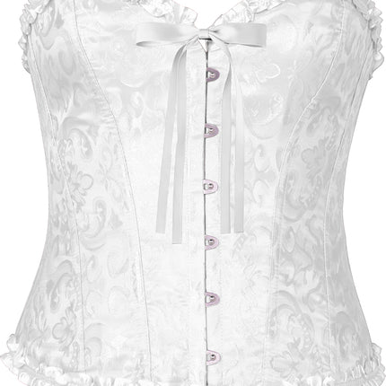 Corset blanc pour dames