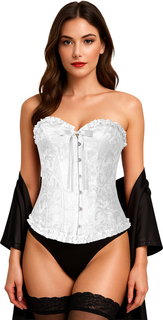 Corset blanc pour dames