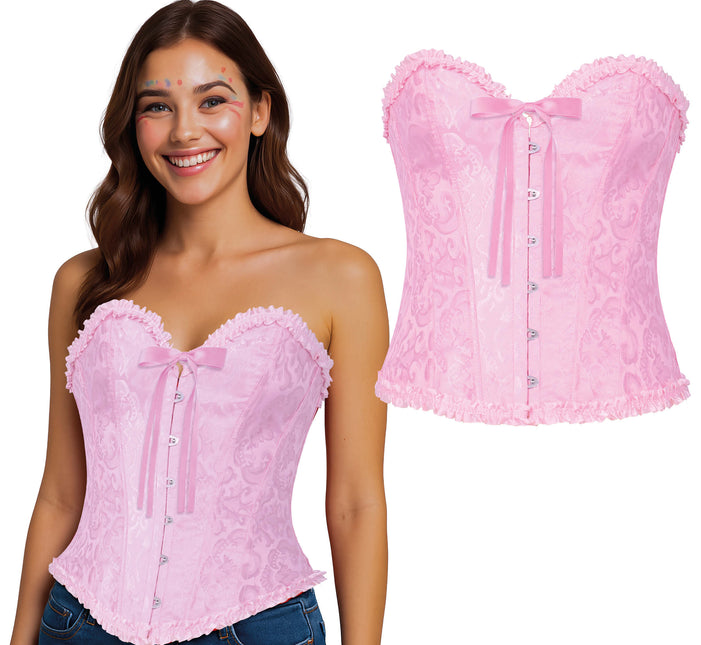 Corset rose pâle Dames