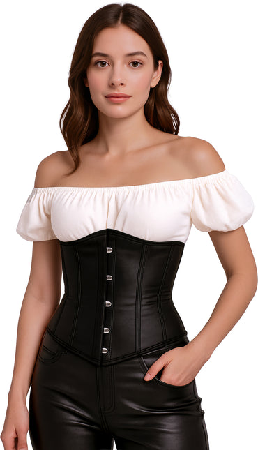 Corset noir dentelle pour dames