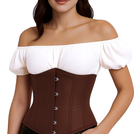 Corset marron Dames Pirate