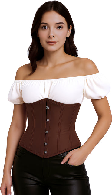 Corset marron Dames Pirate