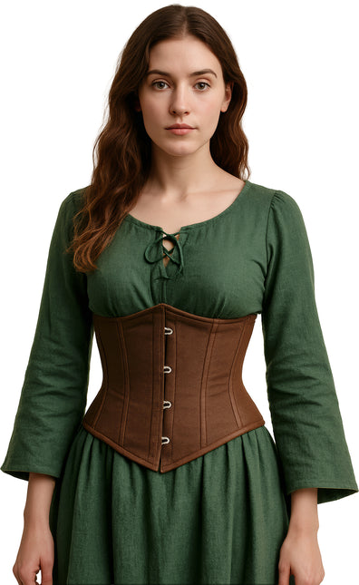 Corset marron Dames Pirate