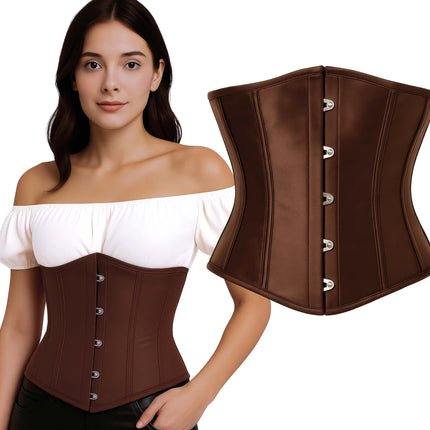 Corset marron Dames Pirate