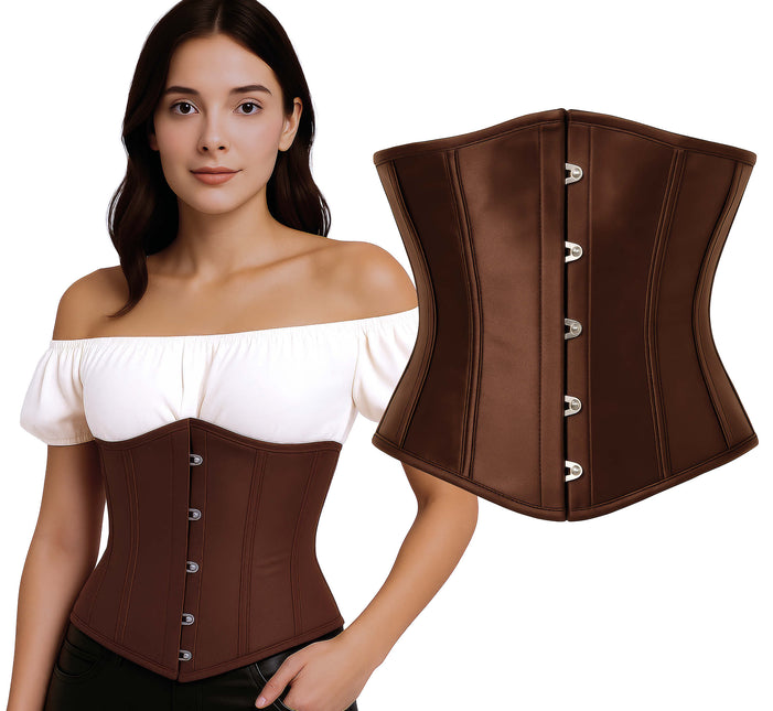 Corset marron Dames Pirate