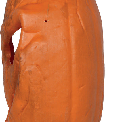 Citrouille d'Halloween orange avec lumière, 28 cm