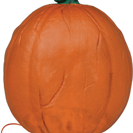 Citrouille d'Halloween orange avec lumière, 28 cm
