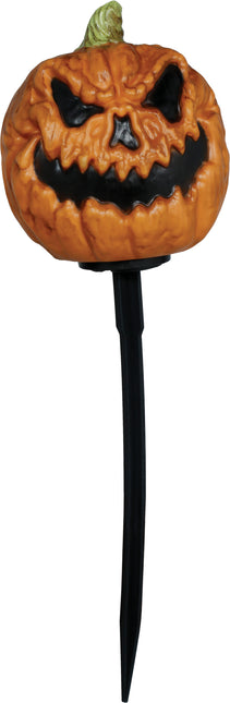 Citrouille d'Halloween orange avec lumière et effets lumineux, 13 cm, lot de 3