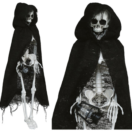 Cape squelette d'Halloween 40 cm