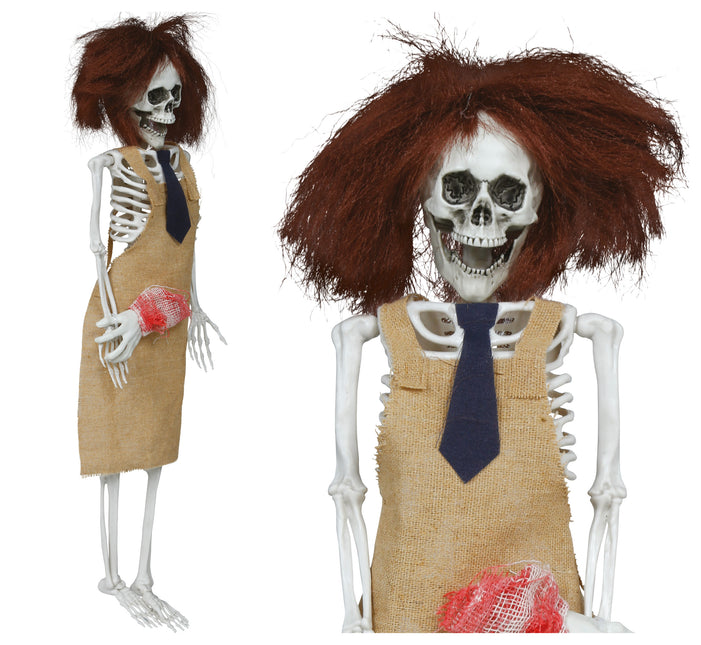 Halloween Skelet Hangend Met Schort 40cm