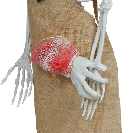 Halloween Skelet Hangend Met Schort 40cm