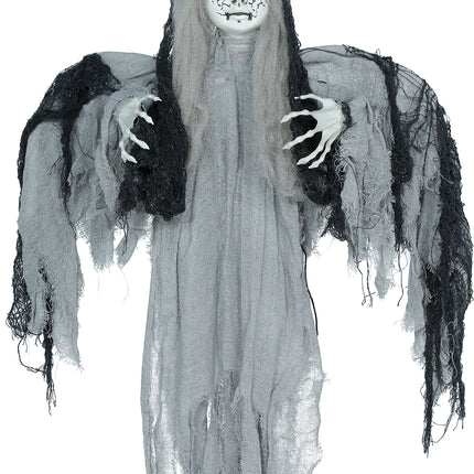 Halloween Skelet Vleugels Licht, Geluid En Beweging 95cm