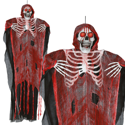 Halloween Skelet Licht, Geluid En Beweging 1,75m