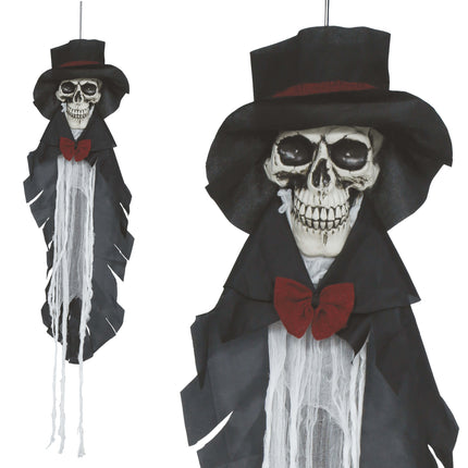 Halloween Skelet Bruidegom Licht, Geluid En Beweging 1,10m