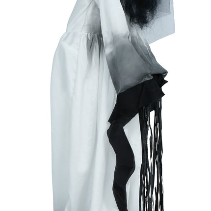 Figurine d'Halloween « Possédée » avec lumières, sons et mouvements, 1,7 m
