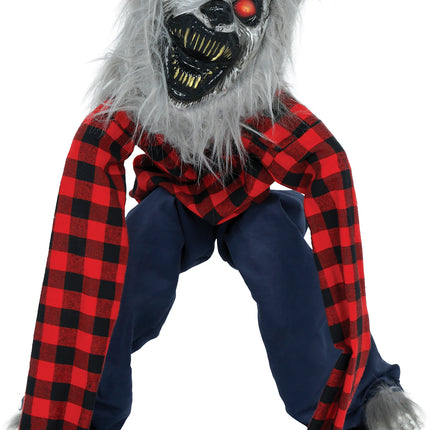 Halloween Pop Weerwolf Met Licht, Geluid En Beweging 90cm
