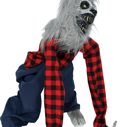 Halloween Pop Weerwolf Met Licht, Geluid En Beweging 90cm