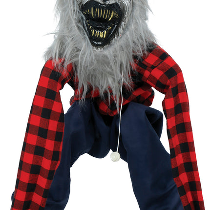 Halloween Pop Weerwolf Met Licht, Geluid En Beweging 90cm