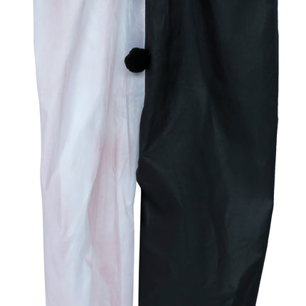 Halloween Pop Staande Clown Met Licht, Geluid En Beweging 2,05m
