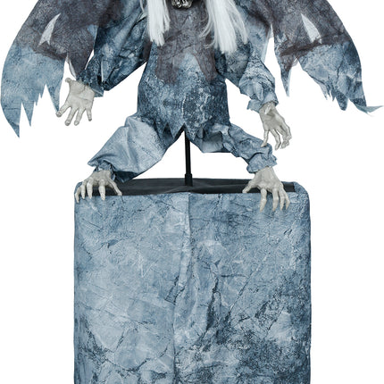 Pop d'Halloween démoniaque avec lumières, sons et mouvements, 1,7 m