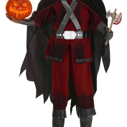 Figurine d'Halloween décapitée avec lumières, sons et mouvements, 1,9 m