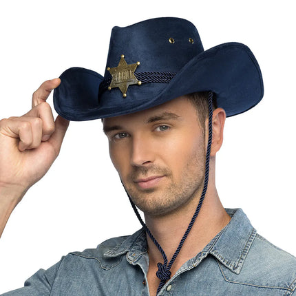 Chapeau de cowboy Tennessee (aspect daim)