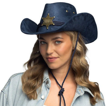 Chapeau de cowboy Tennessee (aspect daim)