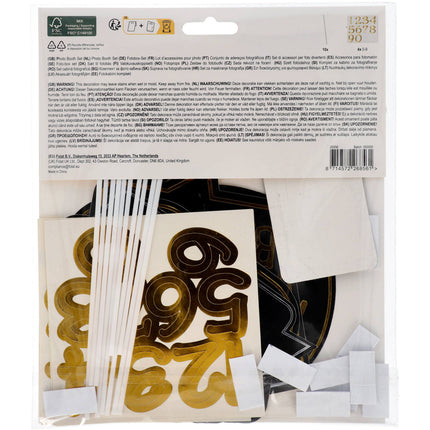 Accessoires pour Photobooth d'anniversaire 10pcs