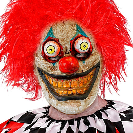 MASQUE AVEC YEUX VACILLANTS CLOWN