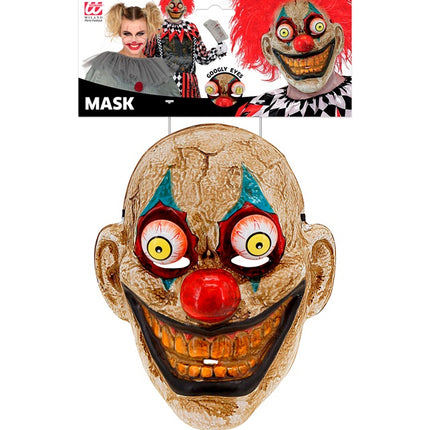 MASQUE AVEC YEUX VACILLANTS CLOWN