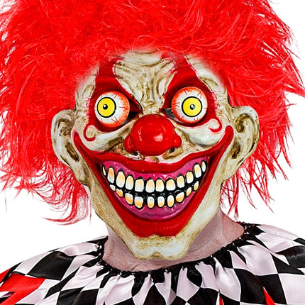 MASQUE AVEC YEUX VACILLANTS CLOWN D'HORREUR
